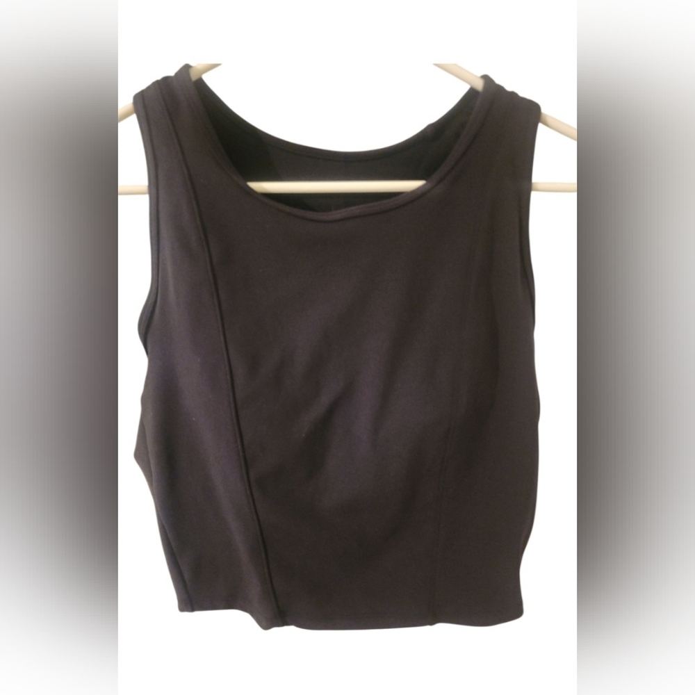 Black Sleeveless Women's Top